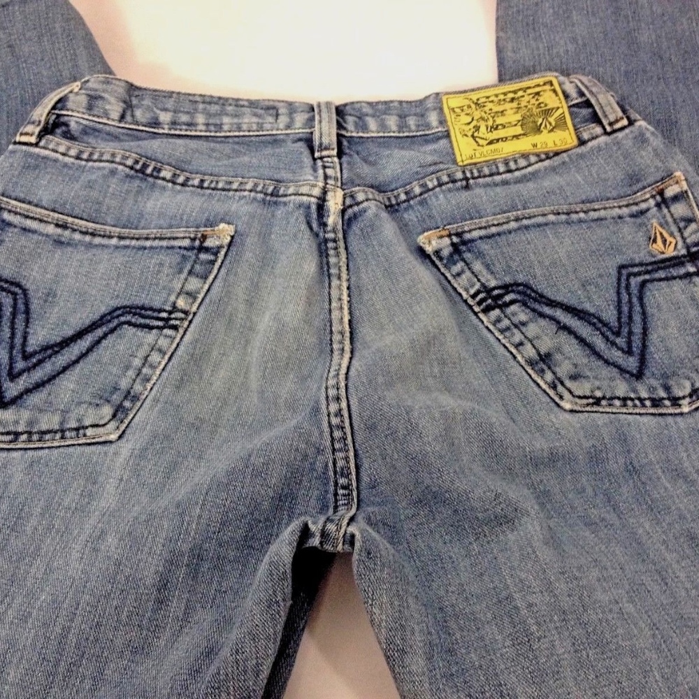Volcom Straight Leg Med Wash Skate Boarding Jeans
